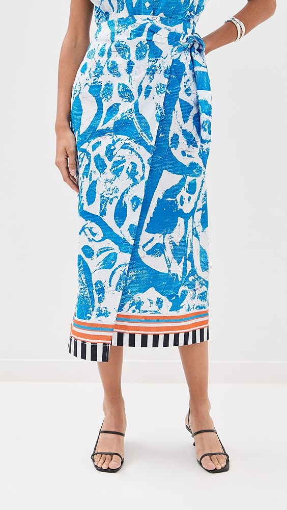 Stella Jean Midi Wrap Skirt | Shopbop | Shopbop
