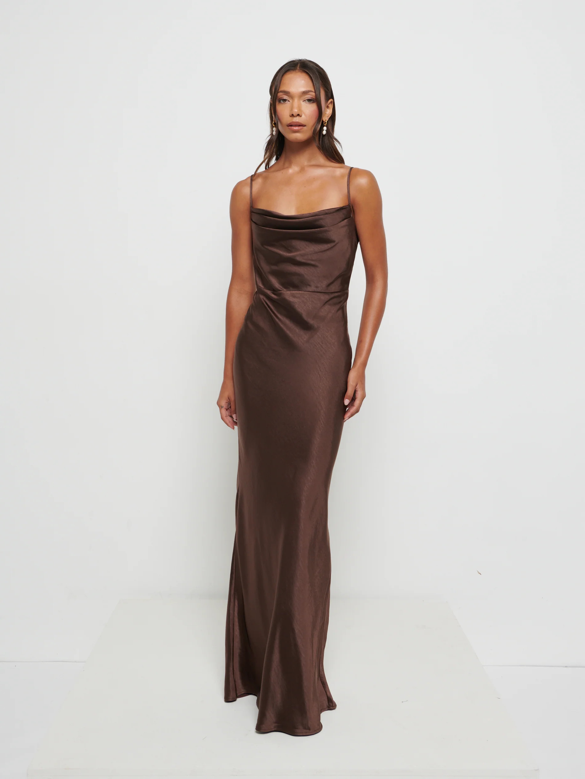 Keisha Scarf Maxi Bridesmaid Dress | Pretty Lavish (UK)