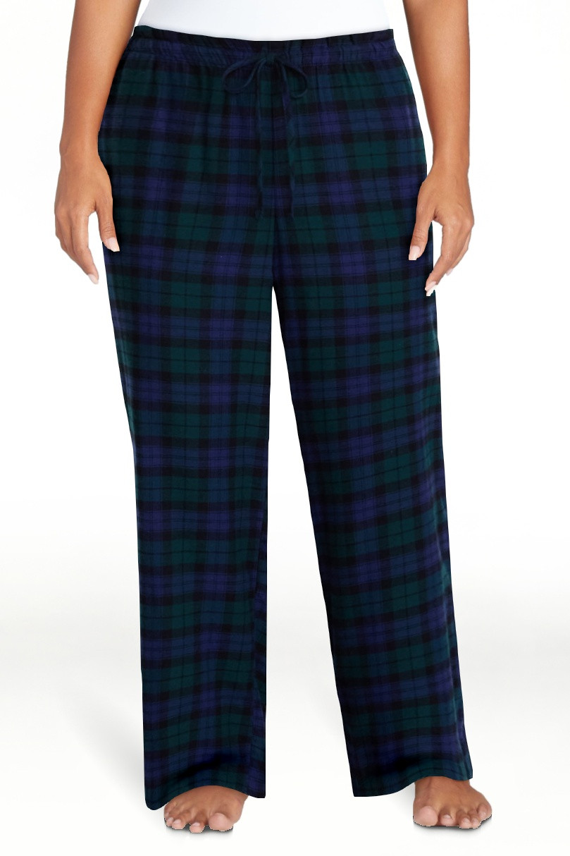 Joyspun Women's Flannel Sleep Pants, 30\u201d Inseam, Sizes XS-3X | Walmart (US)
