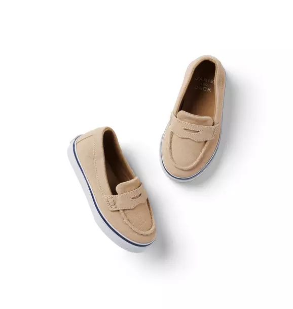 Suede Penny Loafer Sneaker | Janie and Jack