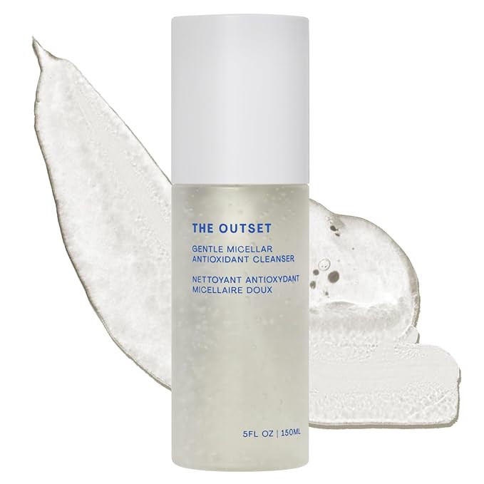 The Outset Micellar Gel Face Cleanser, Gentle Face Wash & Makeup Remover, Hydrating Facial Cleans... | Amazon (US)