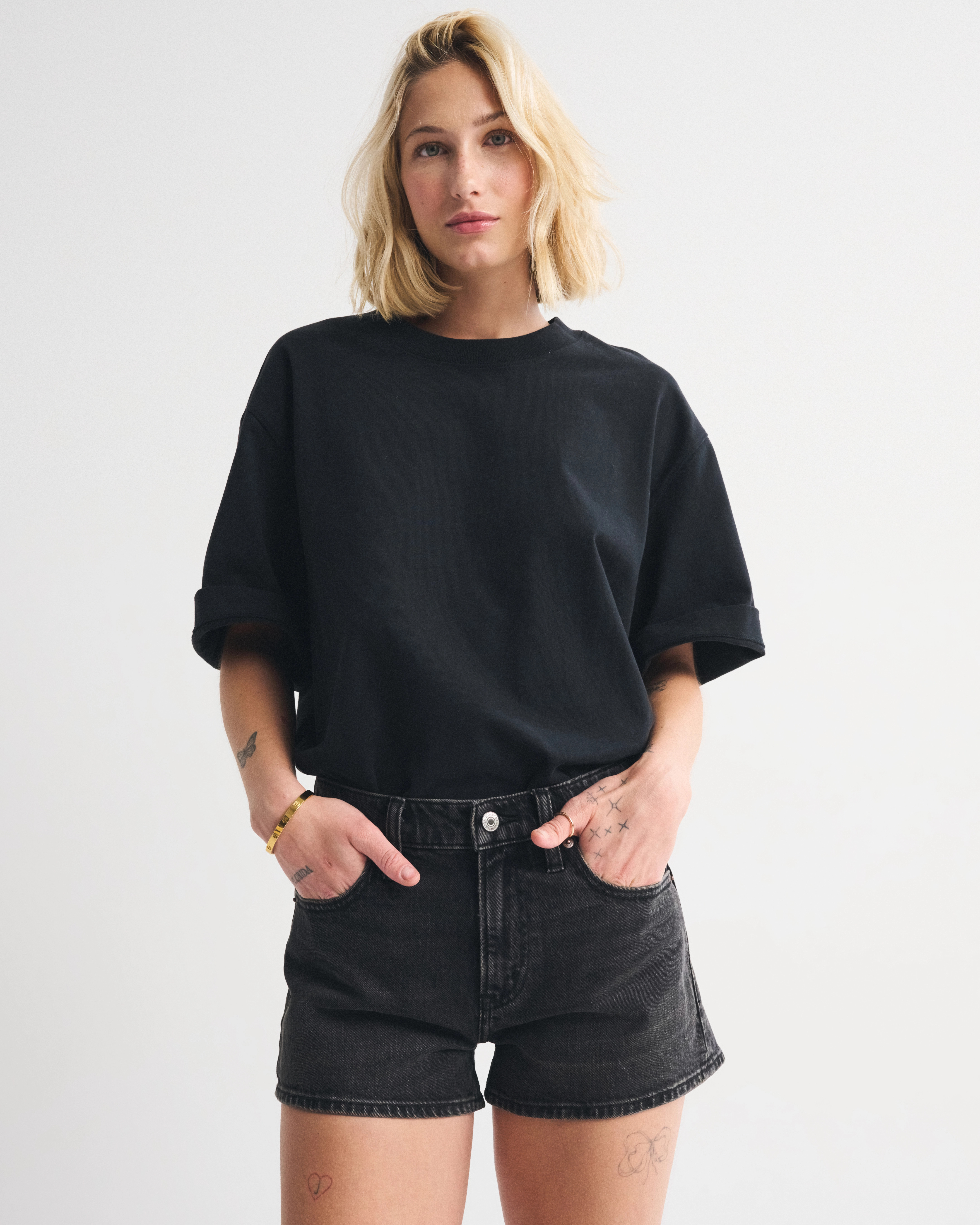 High Rise Mom Short | Abercrombie & Fitch (US)