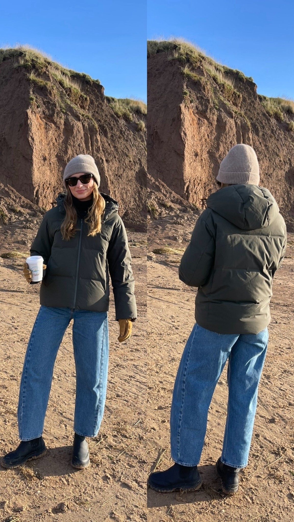 Small in the Uniqlo down parka
25 reg in the Abercrombie barrel leg jeans 
Barbour boots - exact & similar styles linked 

#LTKwinter #LTKxAF #LTKautumn