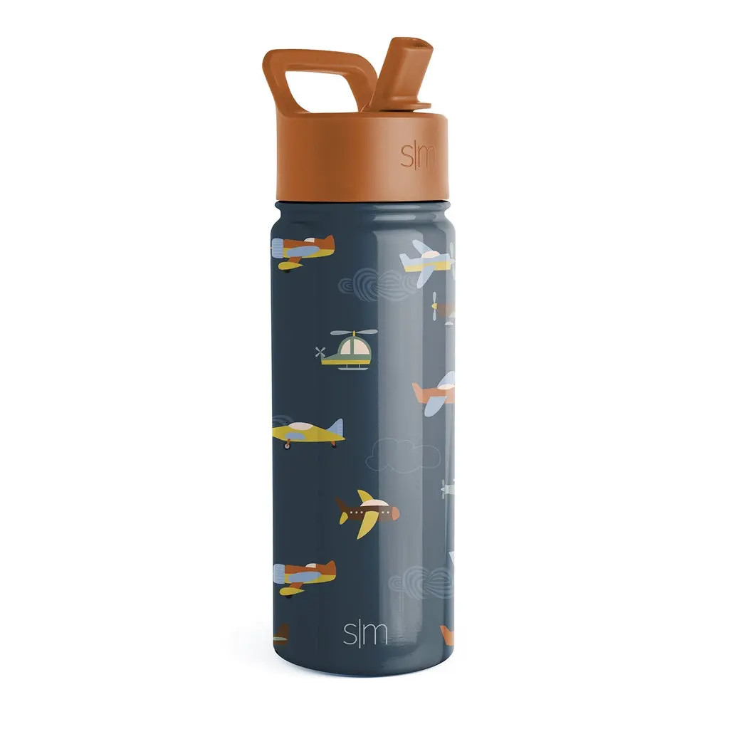 Summit Kids Water Bottle with Straw Lid | Simple Modern