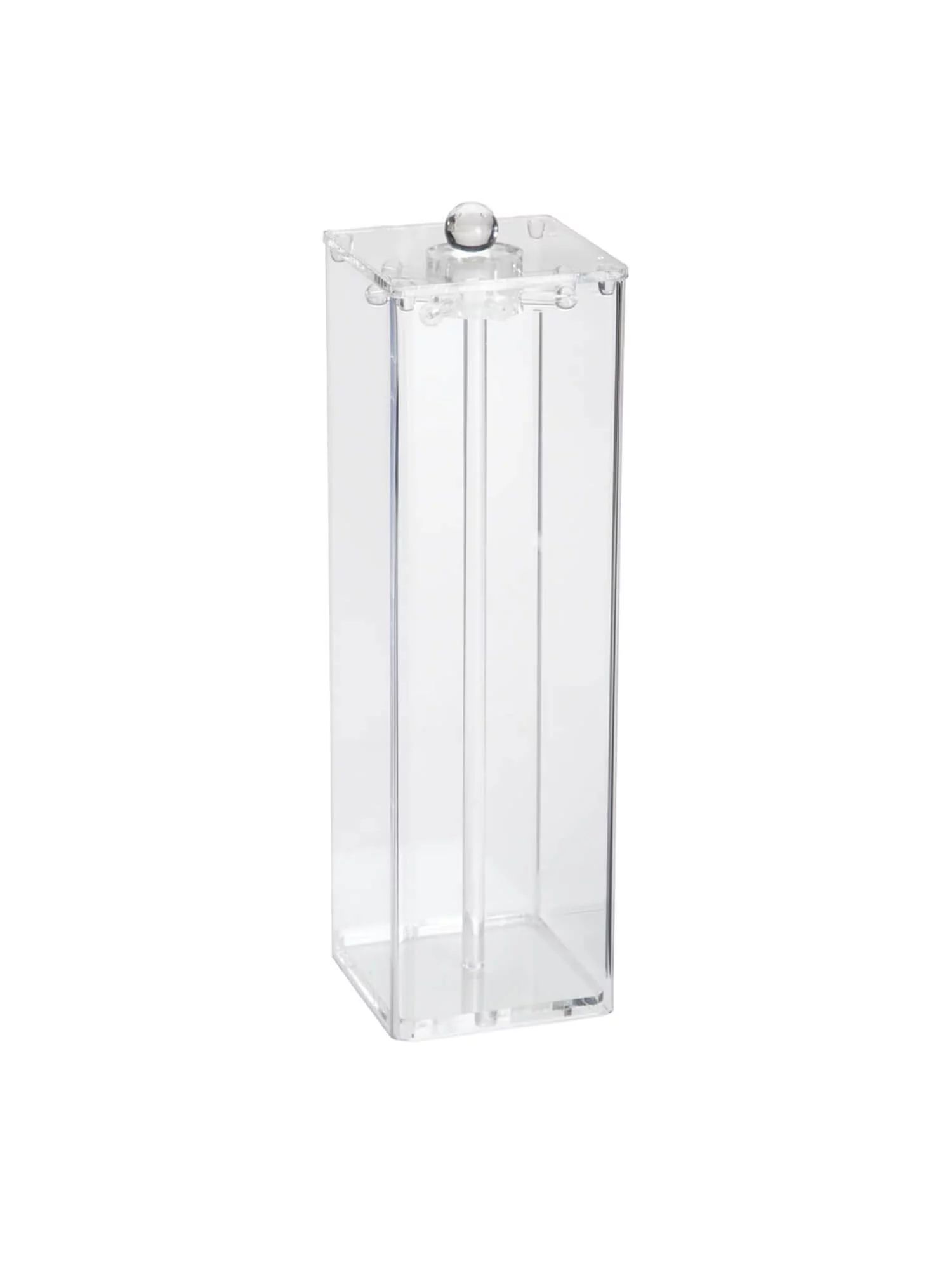 Miles Kimball Clear Acrylic Jewelry Necklace Stand Holder and Display Organizer, 4” Square x 13... | Walmart (US)