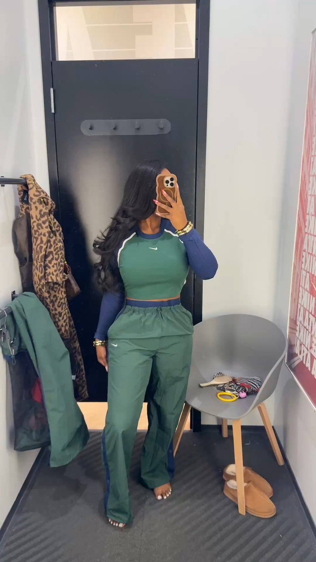 Easy, off duty but still put together @Nike US  finds 😊
I’m 5’2, The pants are a size S with that relaxed, slouchy fit I love, and the fitted long sleeve is a size Medium with a little stretch and comfort without feeling restrictive. This is one of those outfits you throw on for lounging at home, coffee runs, errands, airport days, and it still works.

#LTKActive #LTKPetite #LTKootd