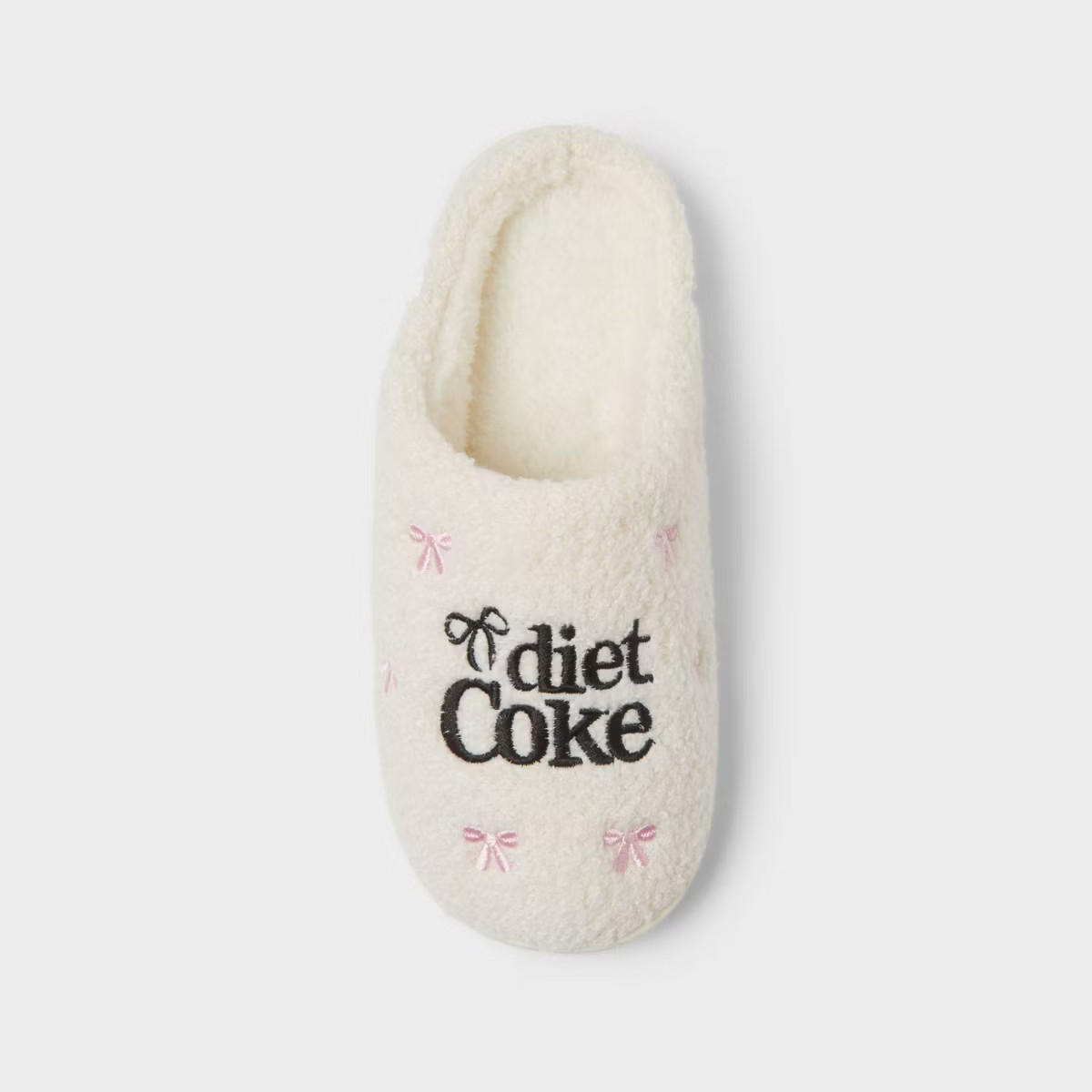 Women's Diet Coke Graphic Slippers - White | Target