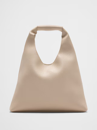 Vegan Leather Mini Slouchy Tote | Banana Republic Factory