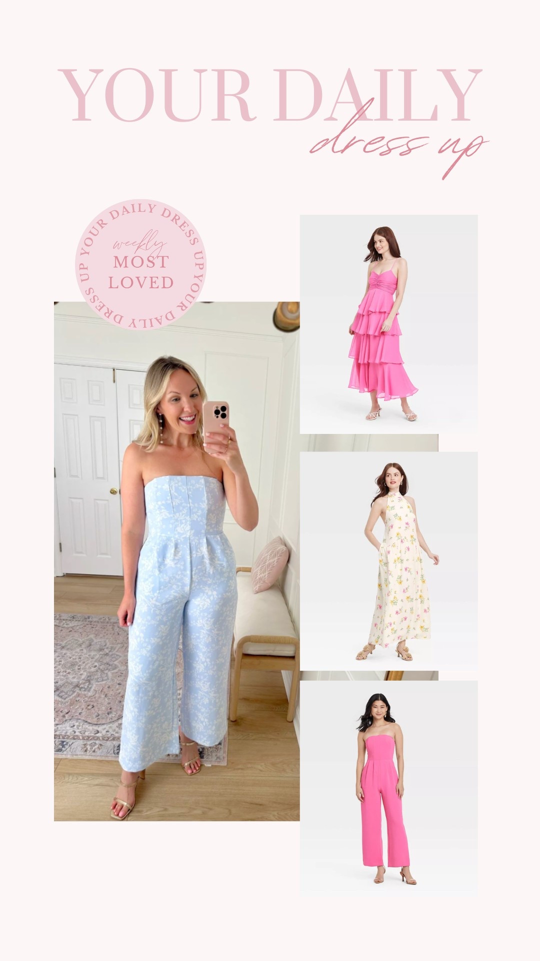 Most loved from last week! Spring dresses - jumpsuit 

#LTKSeasonal #LTKFindsUnder50 #LTKMidsize