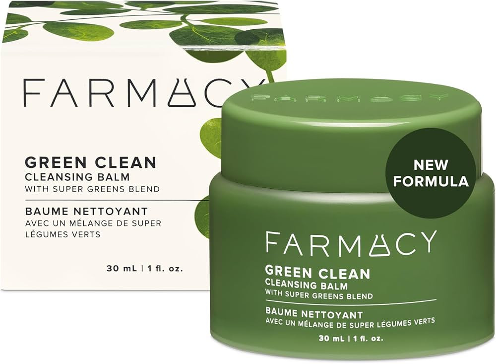 Farmacy Makeup Remover Cleansing Balm - Green Clean Waterproof Makeup Remover Balm + Oil Cleanser... | Amazon (US)