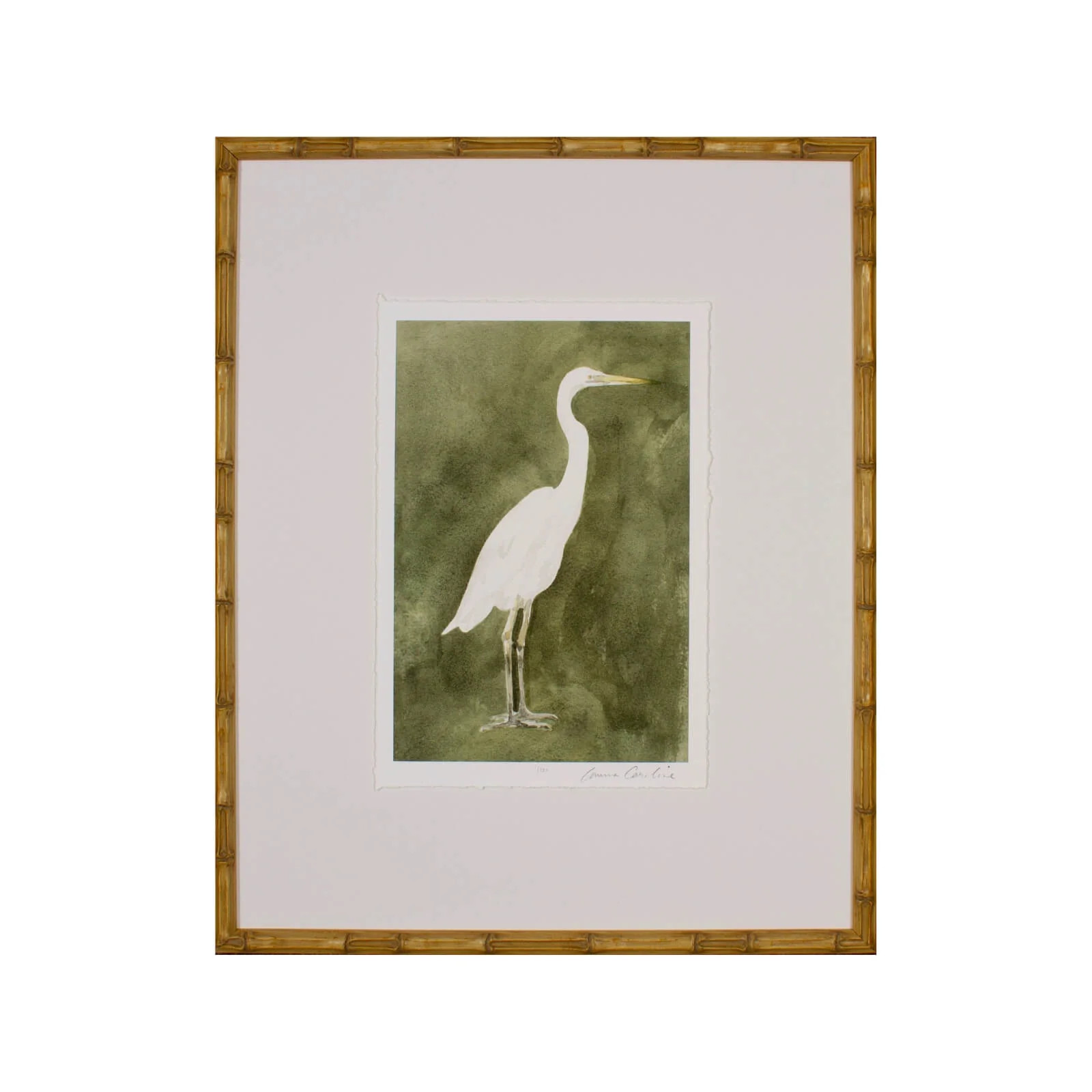 Coastal Heron Watercolor I | Brooke and Lou