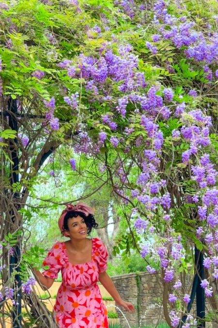 A girls’ trip in San Antonio TX isn’t complete without a visit to the beautiful San Antonio Botanical Garden! Wearing my favorite pink red floral midi dress, black floral headscarf bandana and Seychelles woven crochet sandals

- travel outfit, vacation outfit, seasonal outfit, holiday dress, holiday outfit, fall dress, fall outfit, thanksgiving dress, summer dress, summer outfit, spring dress, spring outfit, prom dress, evening dress, date night outfit, date outfit, party dress, trendy ootd, fall fashion, wedding guest outfit, bridesmaid dress, work outfit  

#LTKparties #LTKwedding #LTKworkwear #LTKfindsunder100 #LTKfindsunder50 #LTKtravel #LTKstyletip