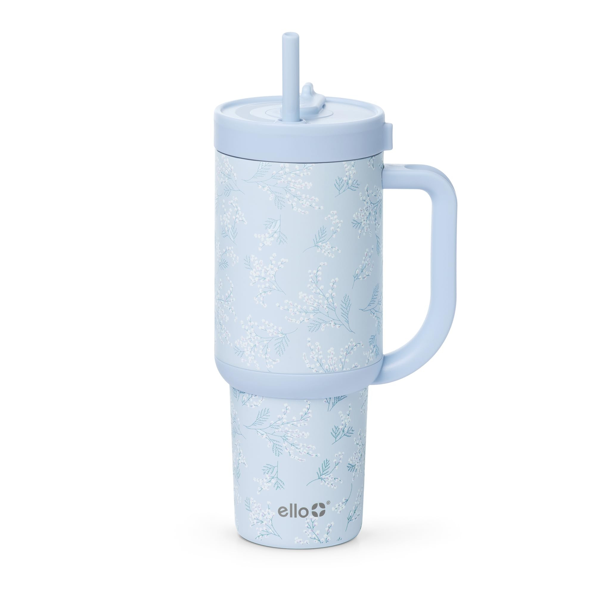 Ello Oasis 30 oz Tumbler with Handle & Retracting Straw | Reusable Insulated Stainless Steel Cup ... | Amazon (US)