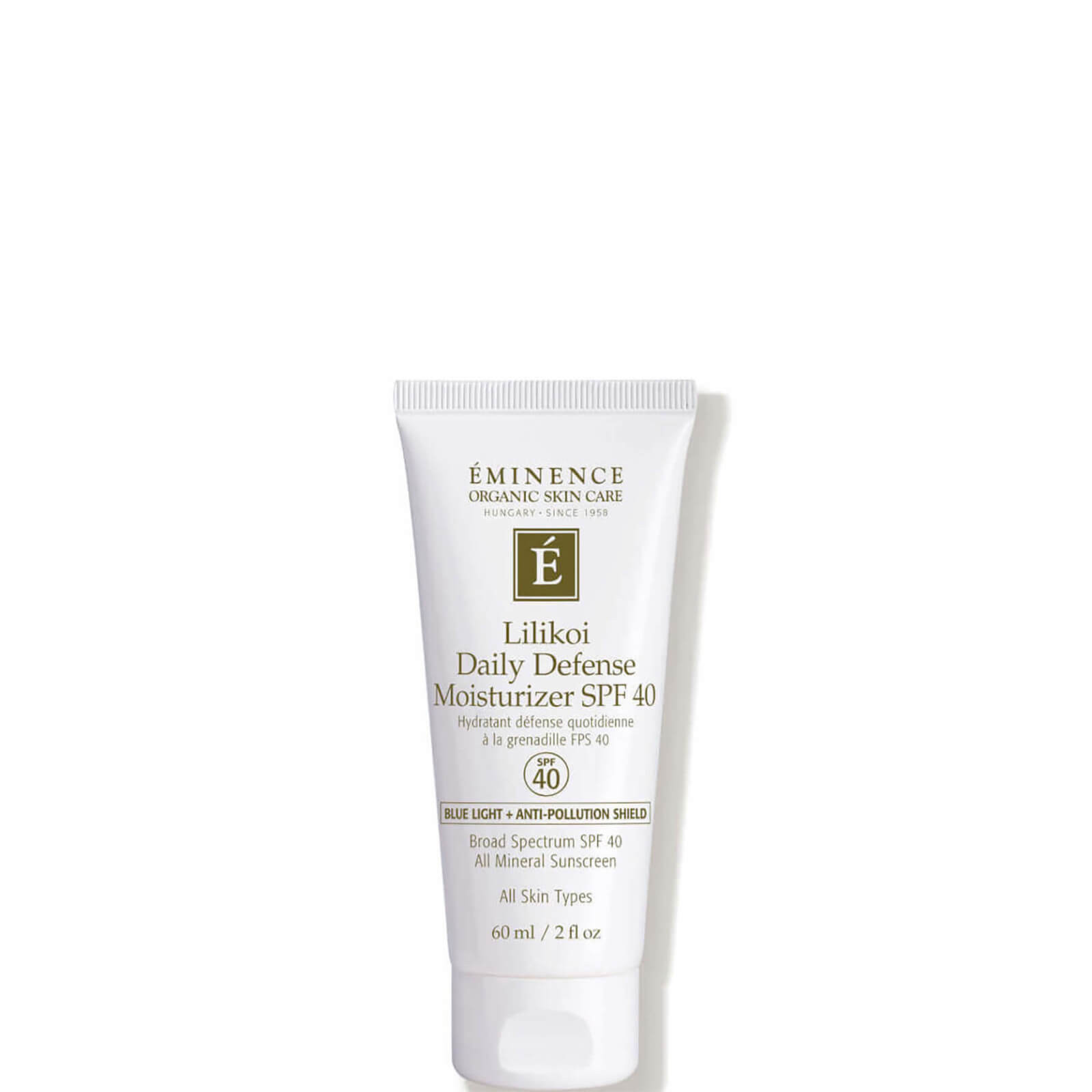 Eminence Organic Skin Care Lilikoi Daily Defense Moisturizer SPF 40 2 fl. oz | Dermstore (US)