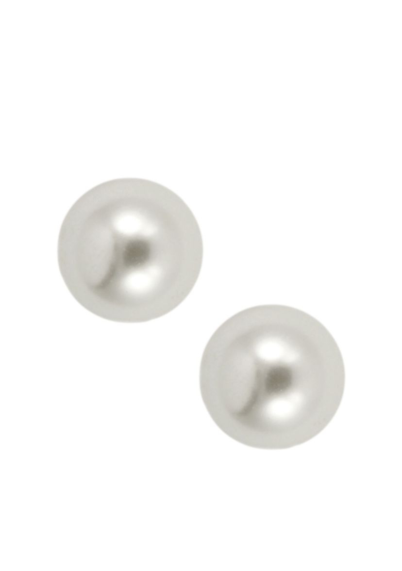 White Pearl Stud Earrings | Belk