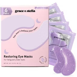 Grace & Stella Restoring Under Eye Masks - Purple | Target