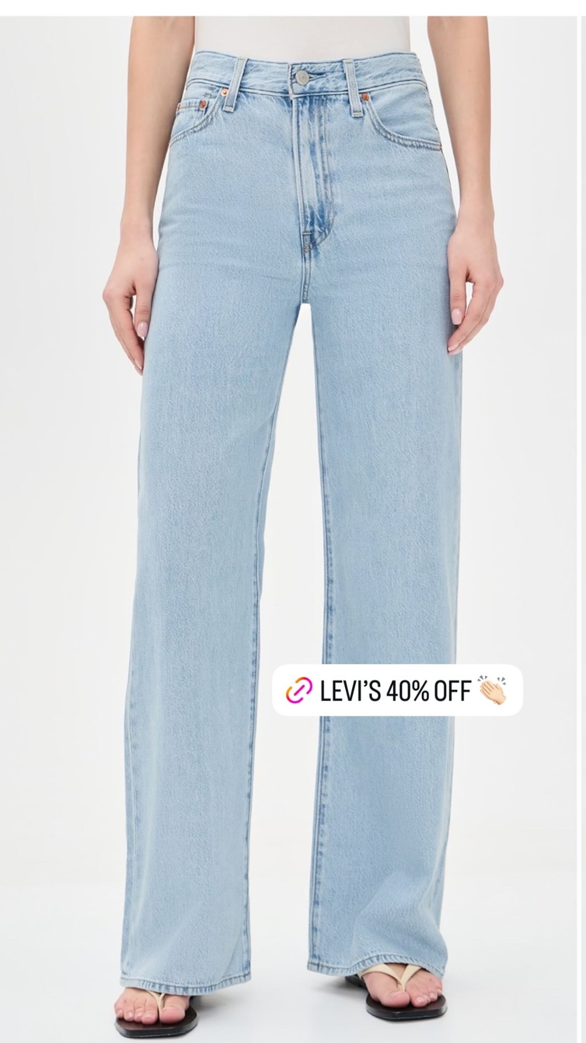 Found the @levi ribcage wide leg jeans on sale at @Shopbop for 40% off! Sale ends tomorrow!

#LTKootd #LTKgrwm #LTKSaleAlert