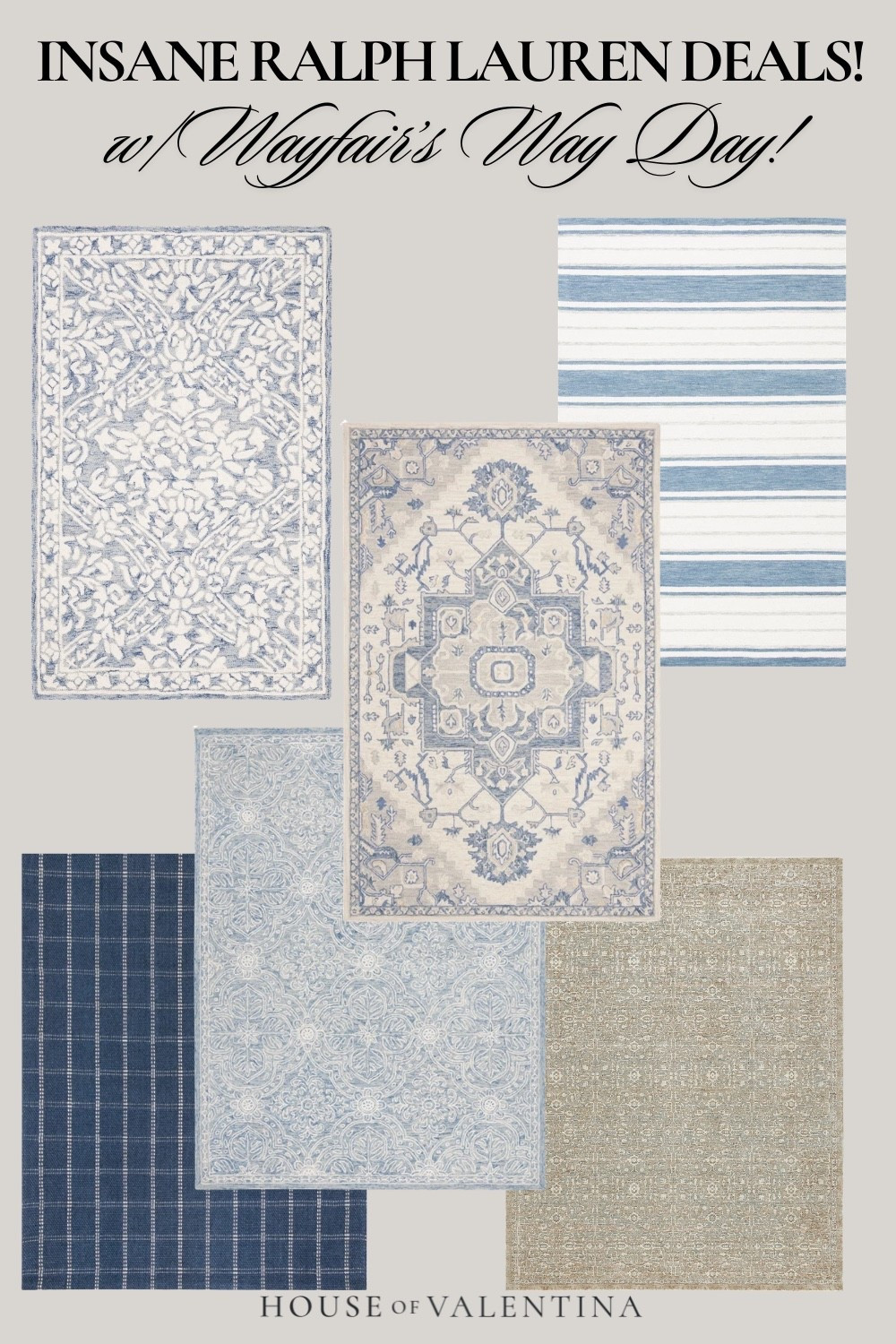 The RUG DEALS are the best I’ve ever seen on Ralph Lauren!! Grab these before the deals end tonight with wayfair’s way day sales!  Eekk!!

#LTKdayinmylife #LTKHome #LTKSaleAlert