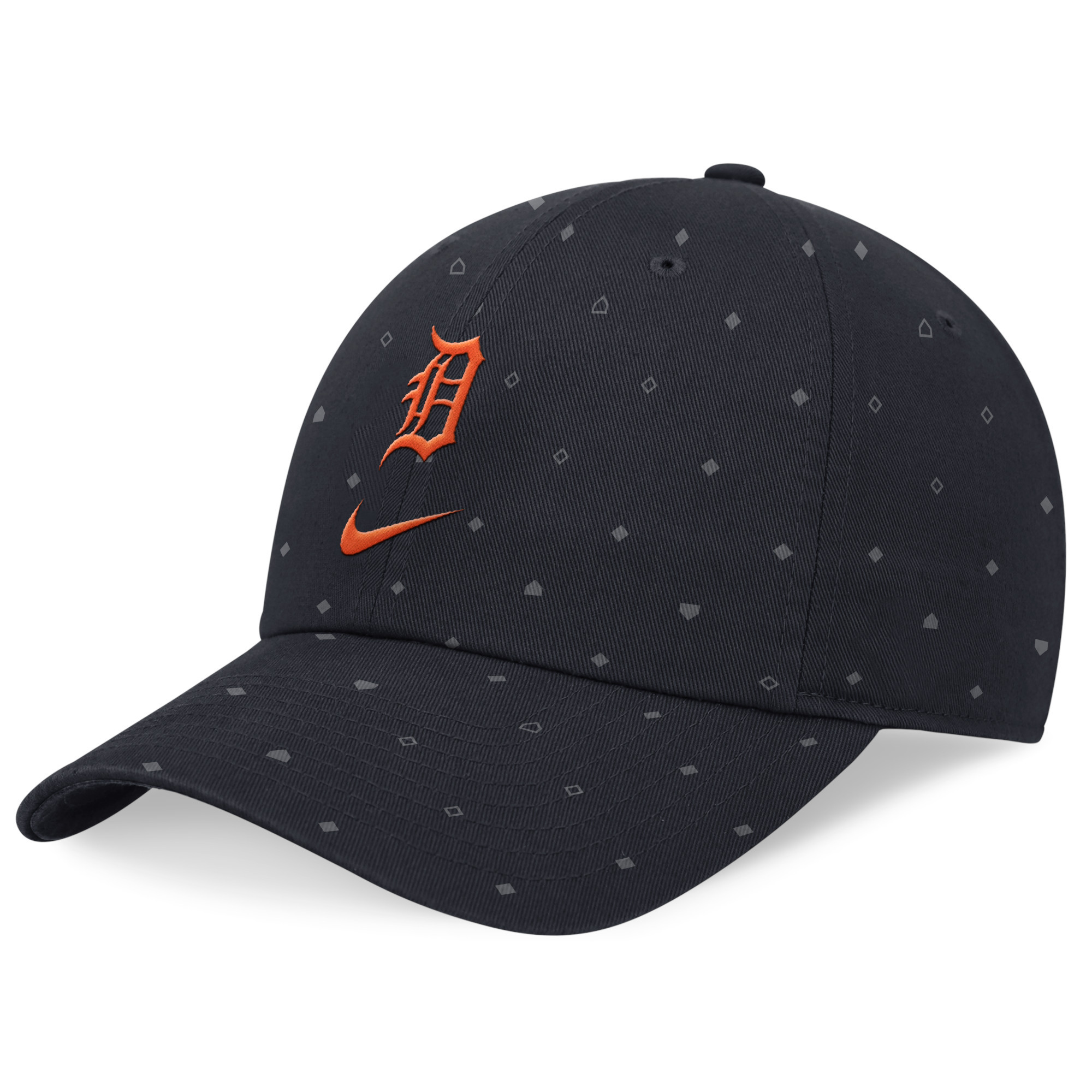 Men's Nike Navy Detroit Tigers Primetime Print Club Adjustable Hat | Fanatics