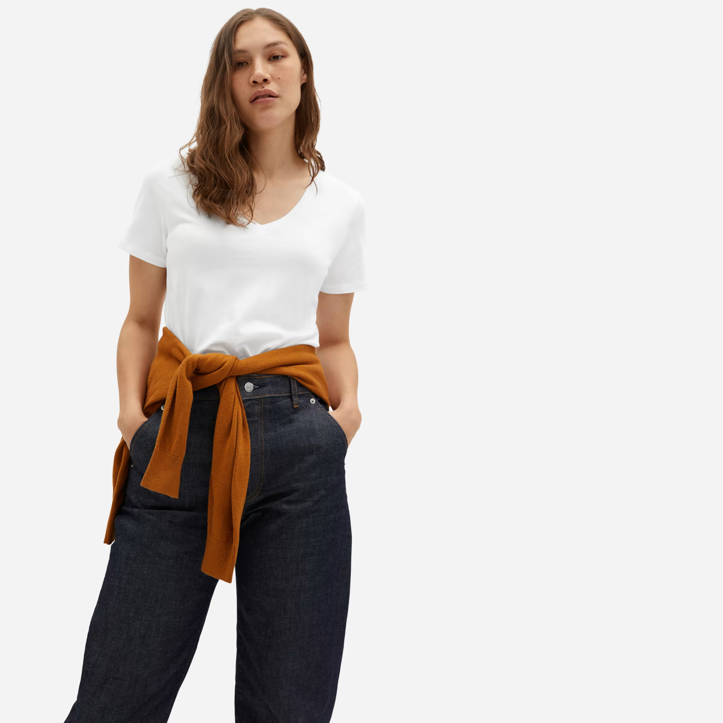The Organic Cotton V-Neck | Everlane
