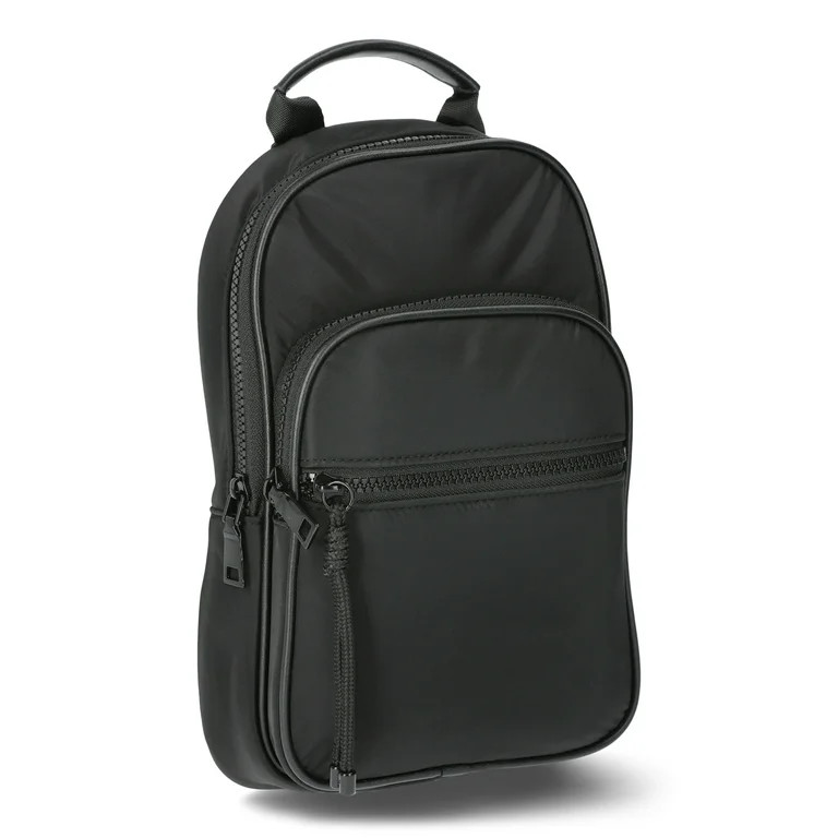 No Boundaries Women's Crossbody Sling Bag, Black | Walmart (US)