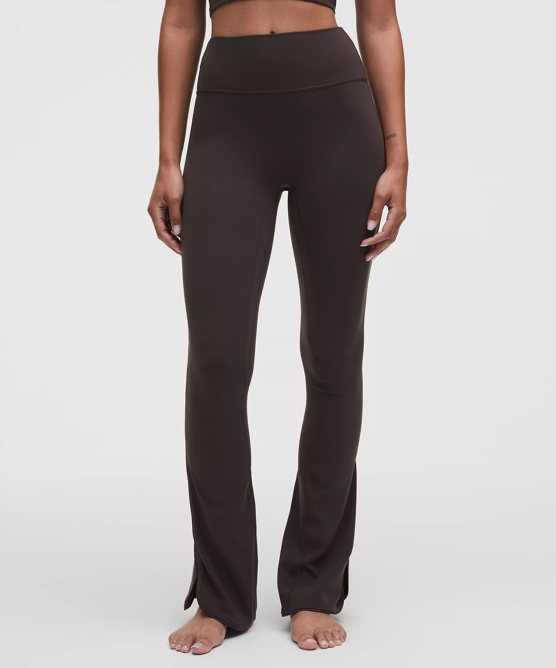 Nulu Satiny-Trim High-Rise Flared Pant | lululemon (CA)