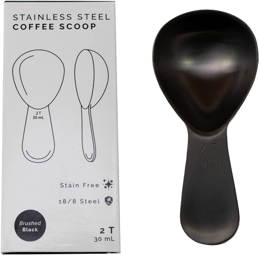Airscape Stainless Steel Coffee Scoop - Perfectly Proportioned Ergonomic Spoon, 2 Tablespoon Capa... | Amazon (US)