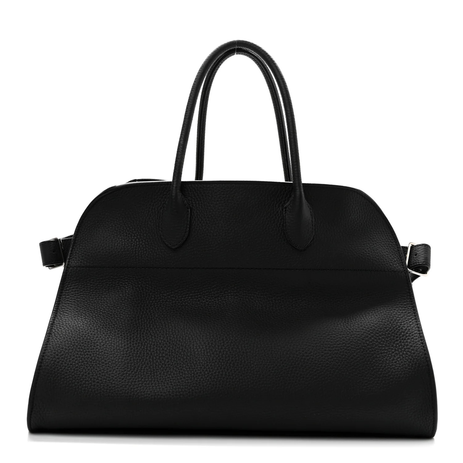Matte Grained Calfskin Soft Margaux 15 Black | FASHIONPHILE (US)