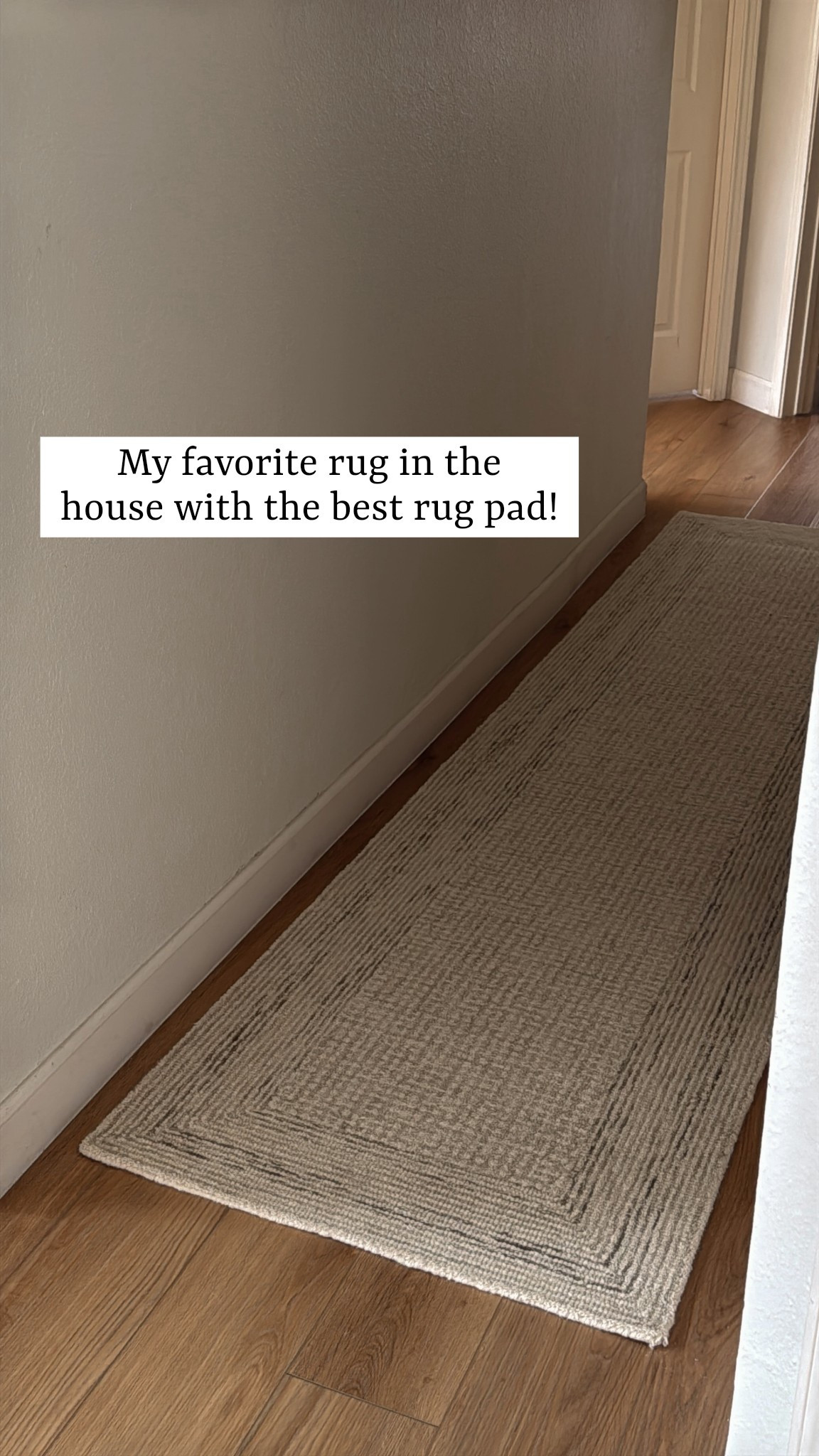 My favorite rug in the house because it’s very thick and comfy to walk on! Compliments our floors so well too 💛

#LTKHome