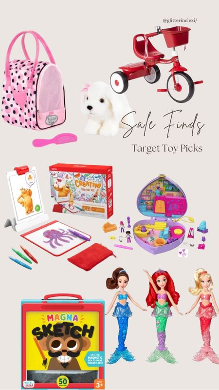 Target toy sale finds, dog, trike, osmo, Polly pocket, princess dolls, magnetic drawing 

#LTKSeasonal #LTKGiftGuide #LTKHoliday