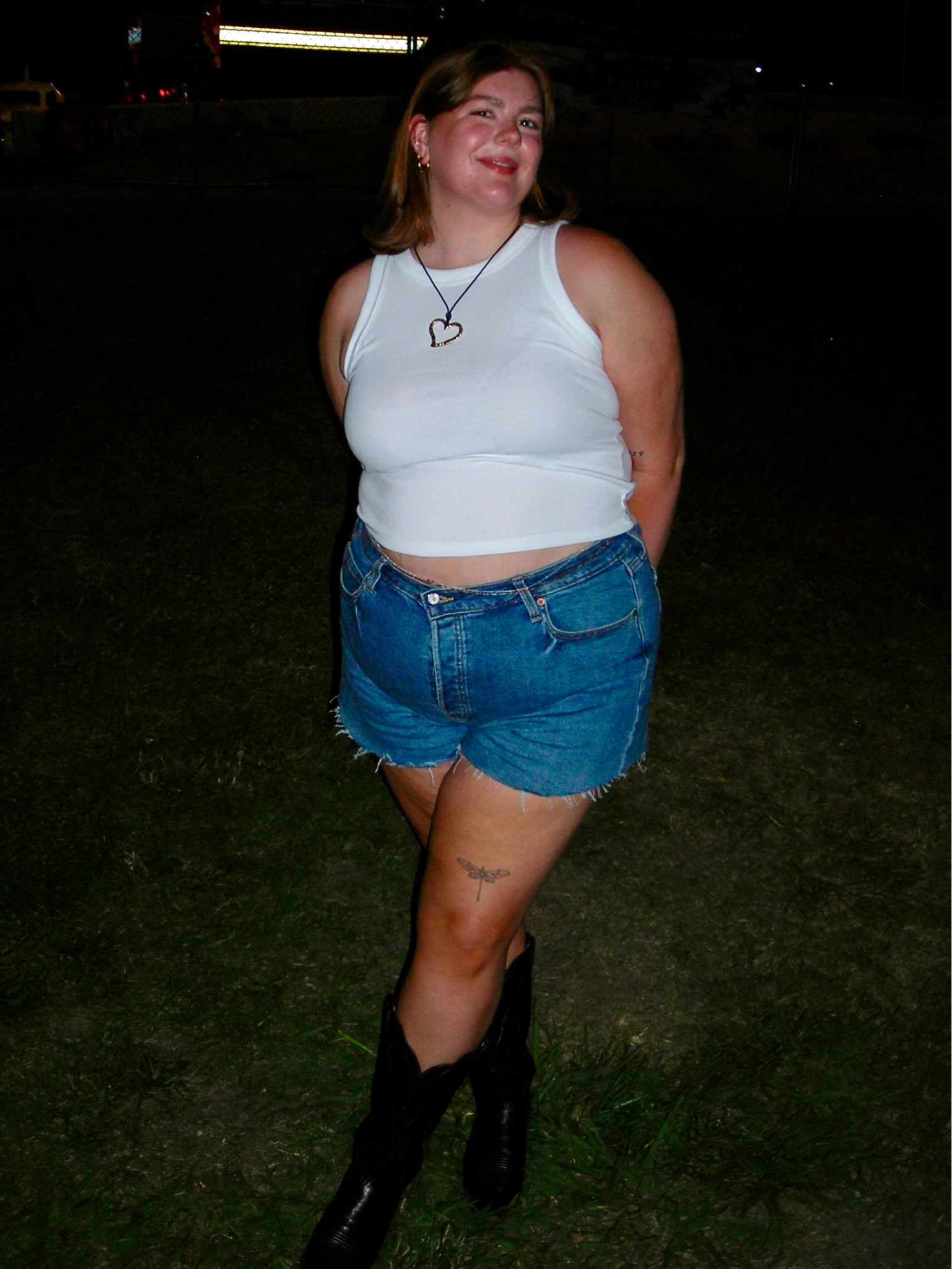 Simple summer outfit! Can’t go wrong with a white tank + denim shorts + cowgirl boots 🤠 
Top L
Shorts 18

Summer outfit, Americana style, Trucker cap, cowboy boots, western style, midsize, plus size, 

#LTKFindsUnder50 #LTKPlusSize #LTKSeasonal