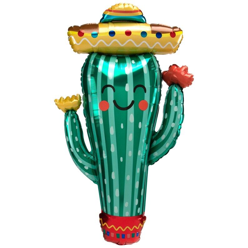 38 Cactus Balloon Fiesta Birthday Party Taco Party | Etsy | Etsy (US)