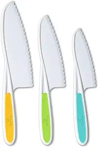 Tovla Jr. Knives for Kids 3-Piece Kitchen Cooking and Baking Knife Set: Children's Cooking Knives... | Amazon (US)