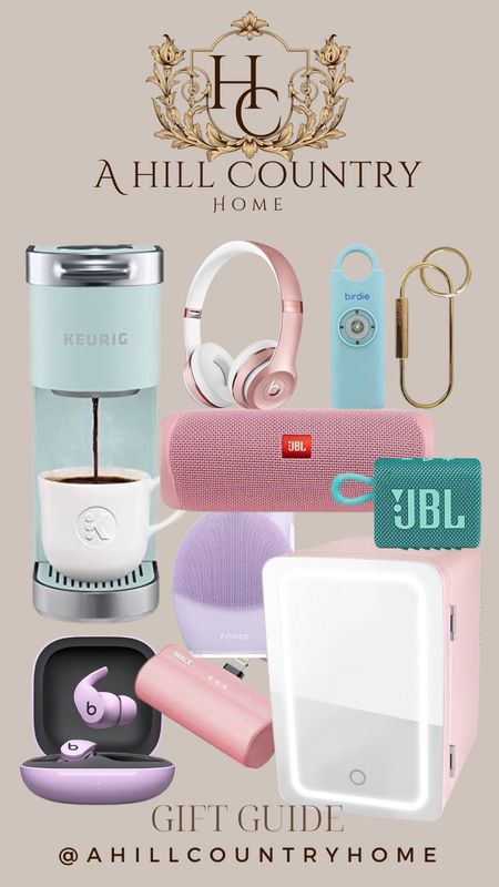 Perfect teen gift ideas! 

Follow me @ahillcountryhome for daily shopping trips and styling tips

Gift guide, Keurig, beats, jbl, speaker, mini fridge, foreo, gift for teen, gift for her 

#LTKGiftGuide #LTKHoliday #LTKunder100