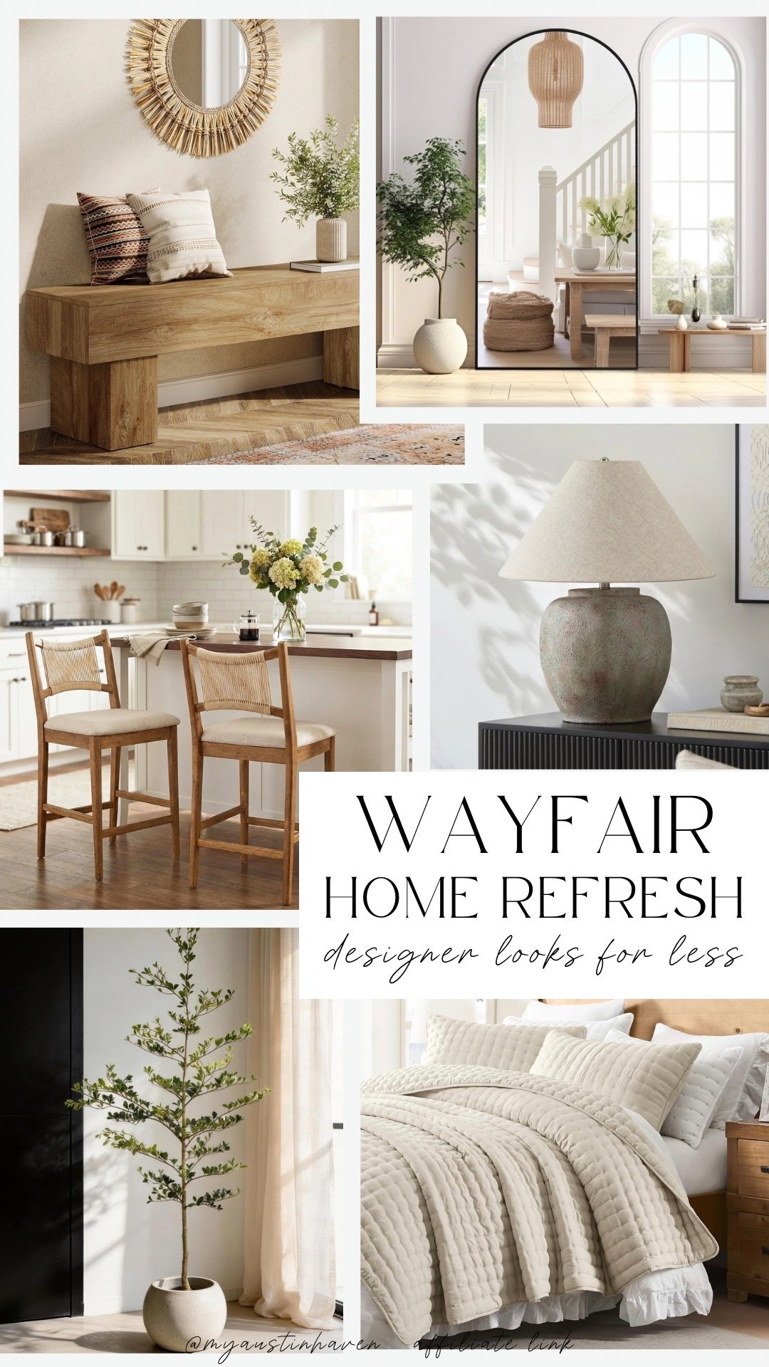 @Wayfair Designer Look for Less: Home Edition 🏠👏🏼✨ 

Home Decor Inspo, Designer Looks for Less, Home Goals, Neutral Home Inspo, Modern Home, New Build Home Inspiration, Wayfair Home, Wayfair Finds, Bedding, Table Lamp, Bar Stools, Bench, Faux Tree, Olive Tree

#homeswithpurpose #neutralhomesofinsta #cozyhomedecor

#LTKFindsUnder100 

#LTKHome