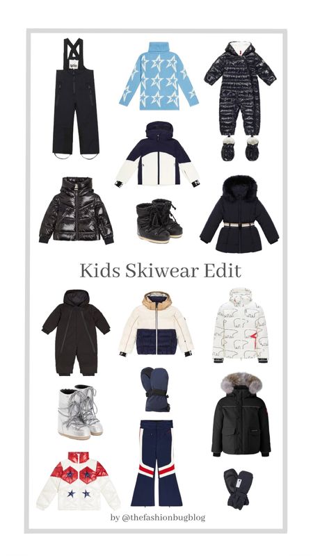 Kids Skiwear edit, Ski season, Skiwear, Apres, Ski Jacket, Ski Pants, Snowsuit, Perfect Monent, Canada Goose, Moon Boot, Ski gloves 

#LTKkids #LTKSeasonal #LTKeurope