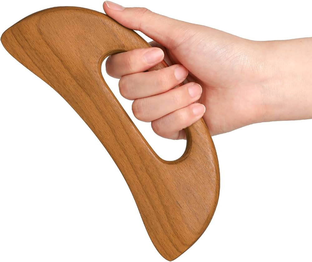 Wooden Cellulite Massager, Body Guasha Tool Lymphatic Drainage Massager Muscle Scraper Back Massa... | Amazon (US)