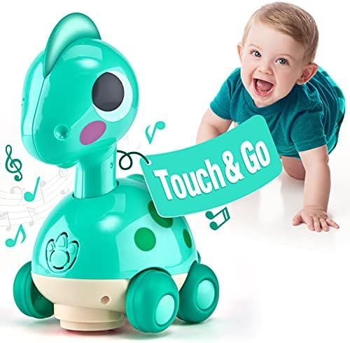 CubicFun Touch and Go Dinosaur Baby Toys 12-18 Months Development, Musical Flash Crawl Toddler To... | Amazon (CA)