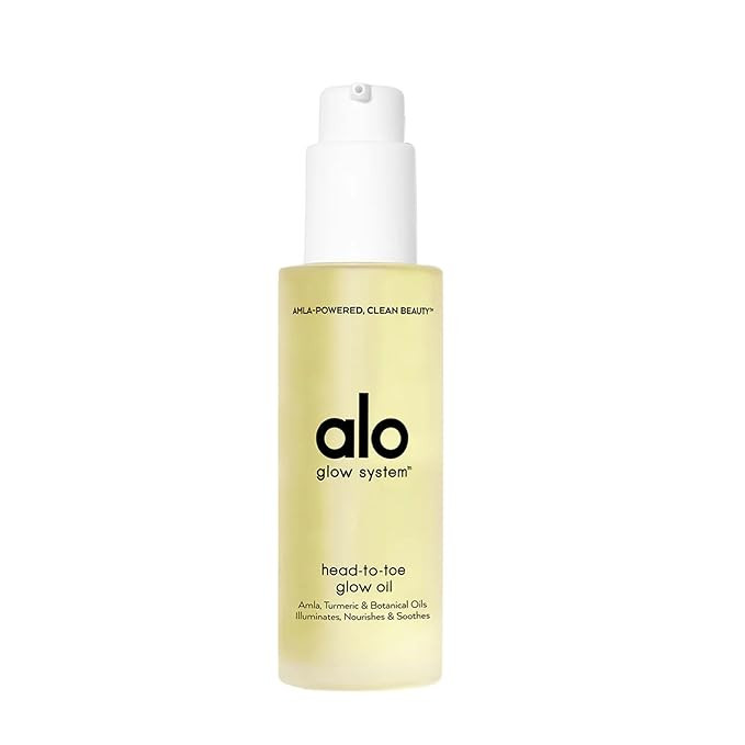 Alo Head-to-Toe Glow Oil | Glow-Boosting Natural Dry Body Oil | Jojoba, Amla, Aloe & Vitamin E | ... | Amazon (US)