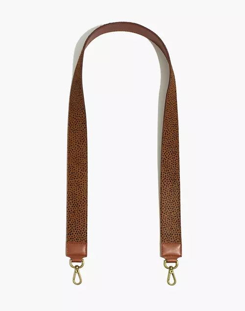The Crossbody Bag Strap: Spotted Calf Hair Edition | Madewell