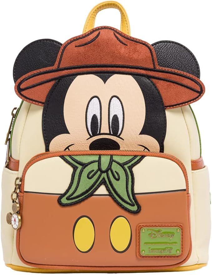 Loungefly Disney Mickey Mouse Adventureland Cosplay Womens Double Strap Shoulder Bag Purse | Amazon (US)