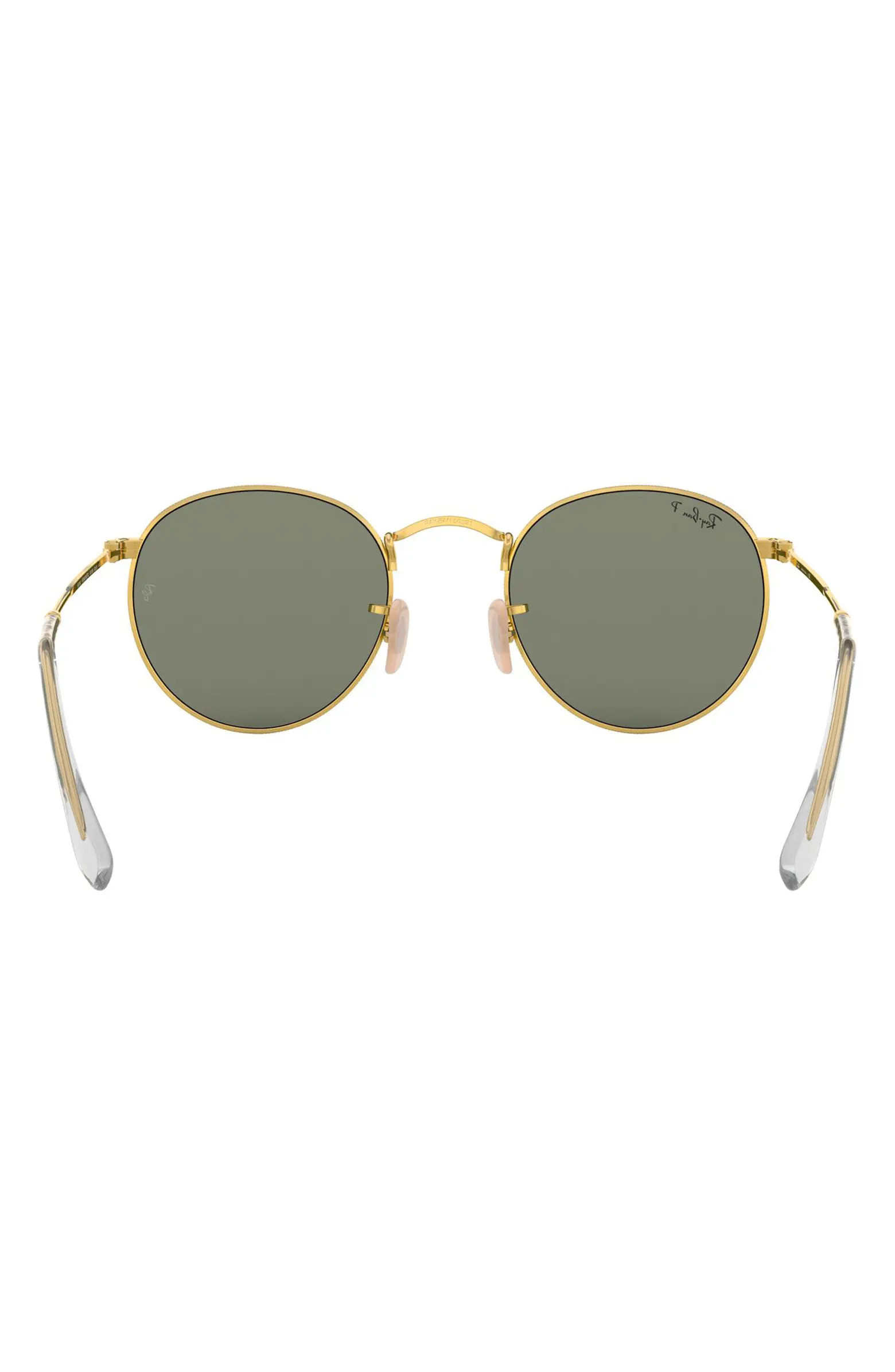 50mm Retro Inspired Round Metal Sunglasses | Nordstrom