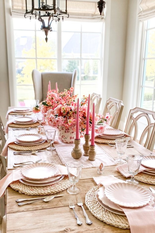 Cherry blossom dreams in full bloom 🌸✨ This soft pink tablescape is everything you need for spring + summer hosting! Tap to shop this elegant look and recreate the magic at home 💗 #LTKHome #TablescapeInspo #SpringDecor #HomeWithHollyJ #ShopHollyJHome 

 #LTKfoodie #LTKSeasonal #LTKHome