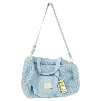 Herschel Sutton Mid Duffle OS Women Baby Blue Sherpa Travel Bag Insulated NEW | eBay US