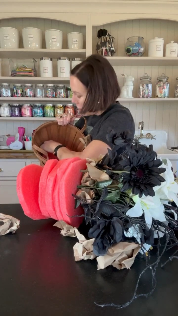 Thrifted boo basket complete! Linking similar items so you guys can create your own fun situations! 

#LTKSeasonal #LTKVideo #LTKGiftGuide