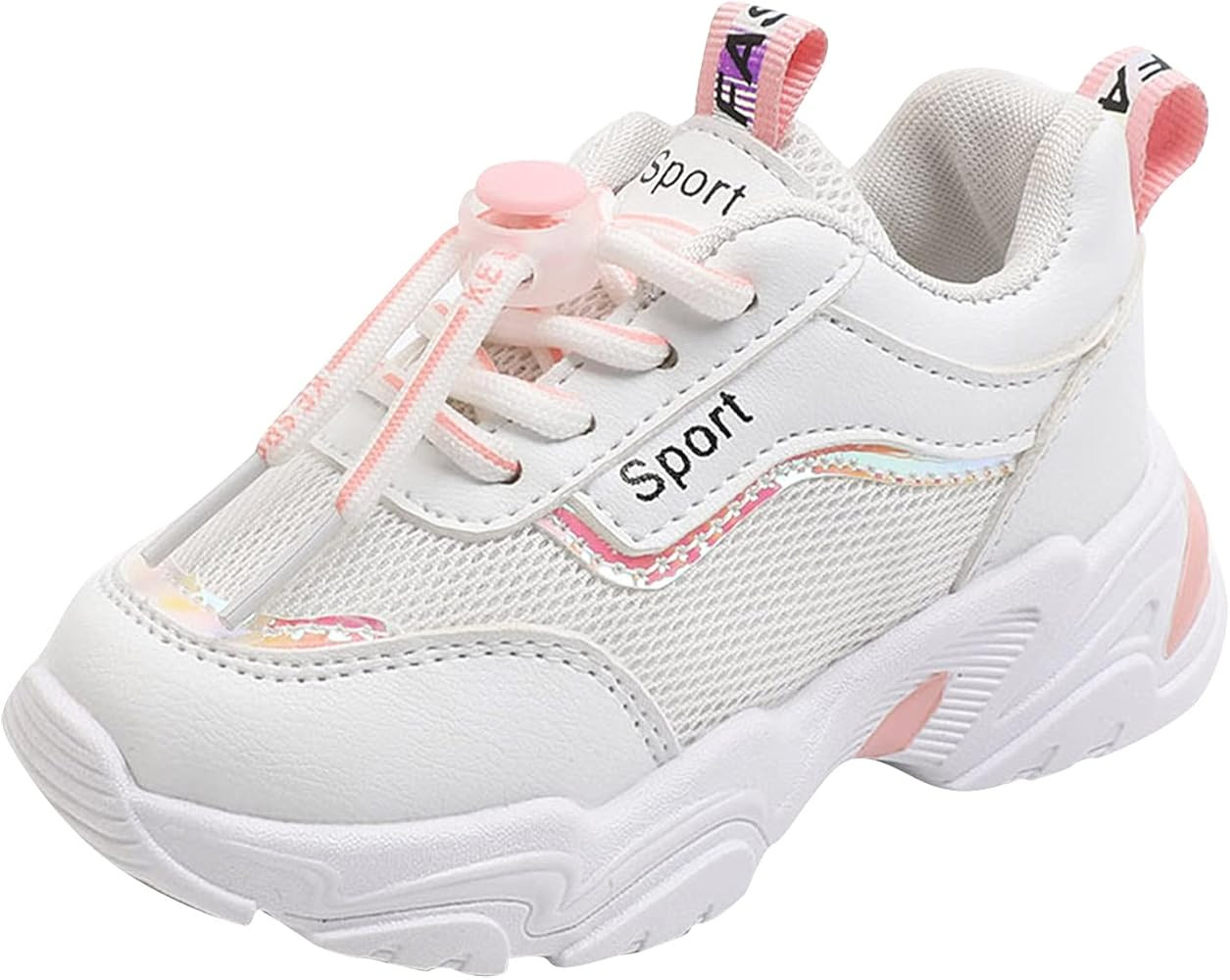 IKFIVQD Toddler Baby Boys Girls Runing Walking Sports Shoes Breathable Soft Anti-Slip Sneakers | Amazon (US)