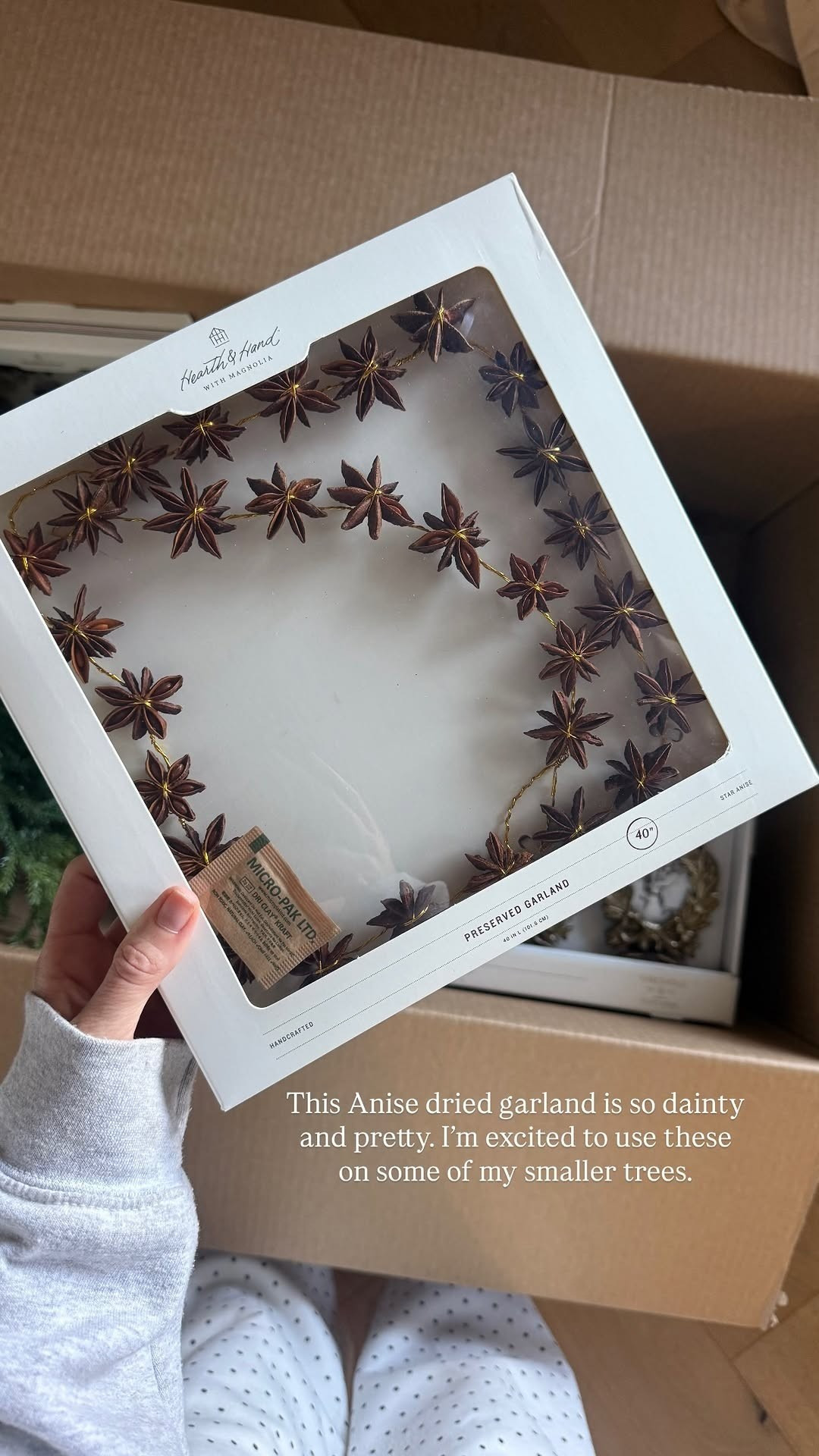 This anise garland is so darling! It would be so pretty on some smaller trees around your house!  

 #LTKSeasonal #LTKHome