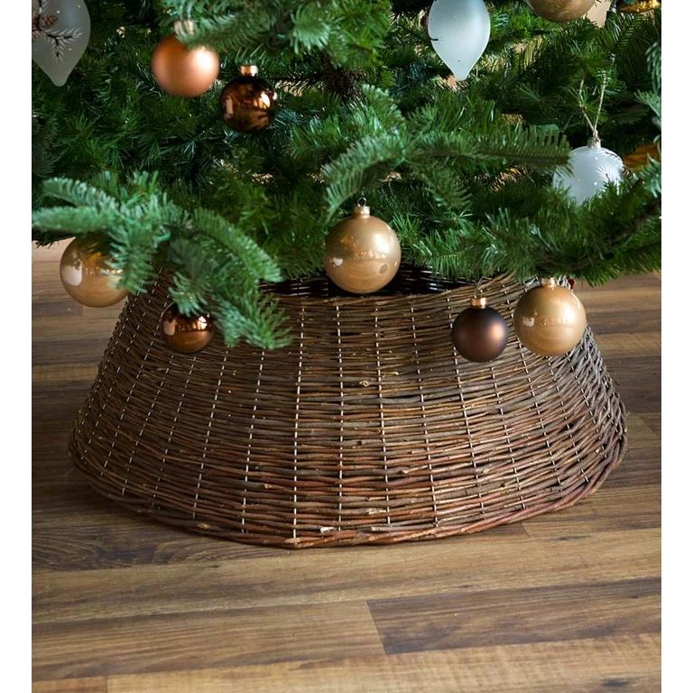 Large Willow Basket Christmas Tree Ring Collar, 27 1/2" Dia. x 11" H | Walmart (US)