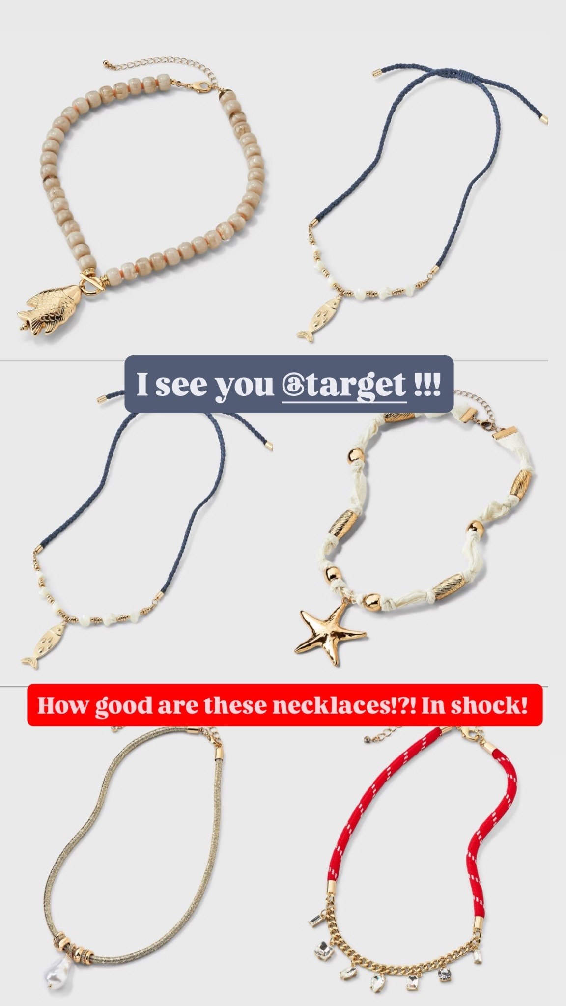 Target necklaces are incredible right now!!

#LTKdayinmylife #LTKSeasonal #LTKTravel