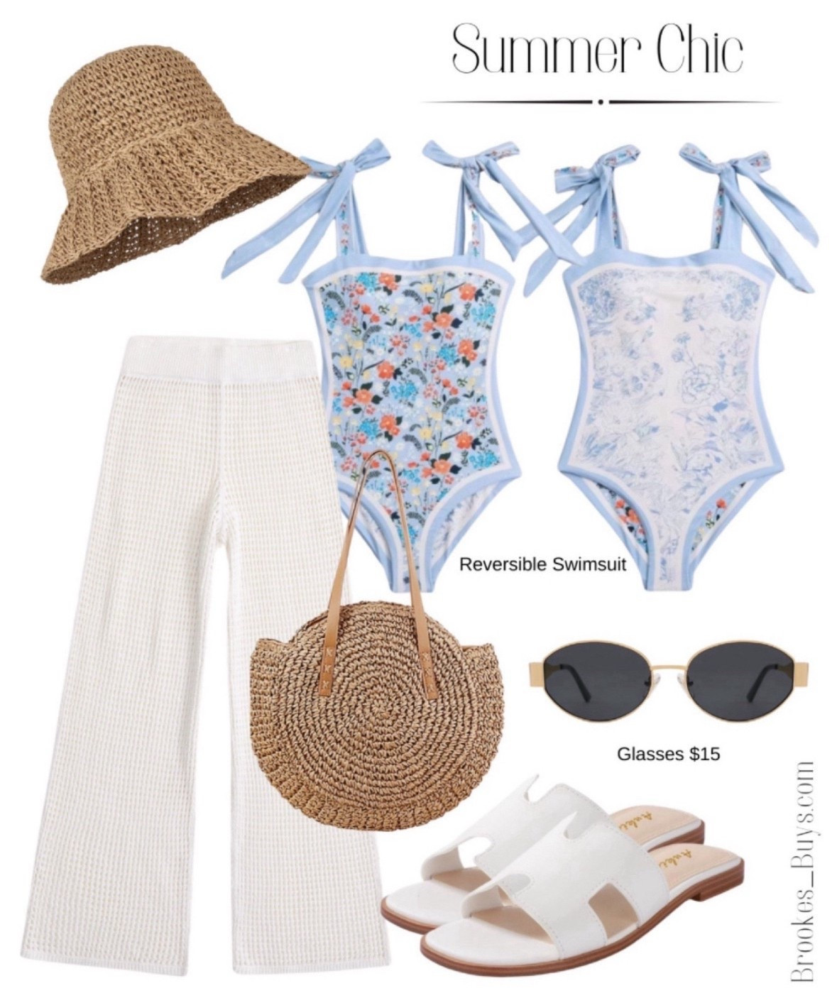 This reversible swimsuit is so cute and comes in other colors. The straw bag and hat are the perfect summer accessories   



#LTKShoeCrush #LTKStyleTip #LTKSwim